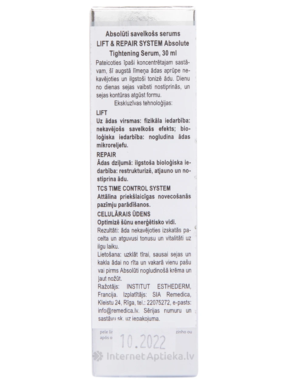 Institut Esthederm LIFT & REPAIR Absoluutne pinguldav seerum, 30 ml | internetaptieka.lv