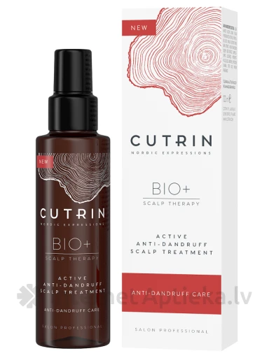CUTRIN BIO+ Aktīva galvas ādas pretblaugznu terapija, 100 ml | internetaptieka.lv