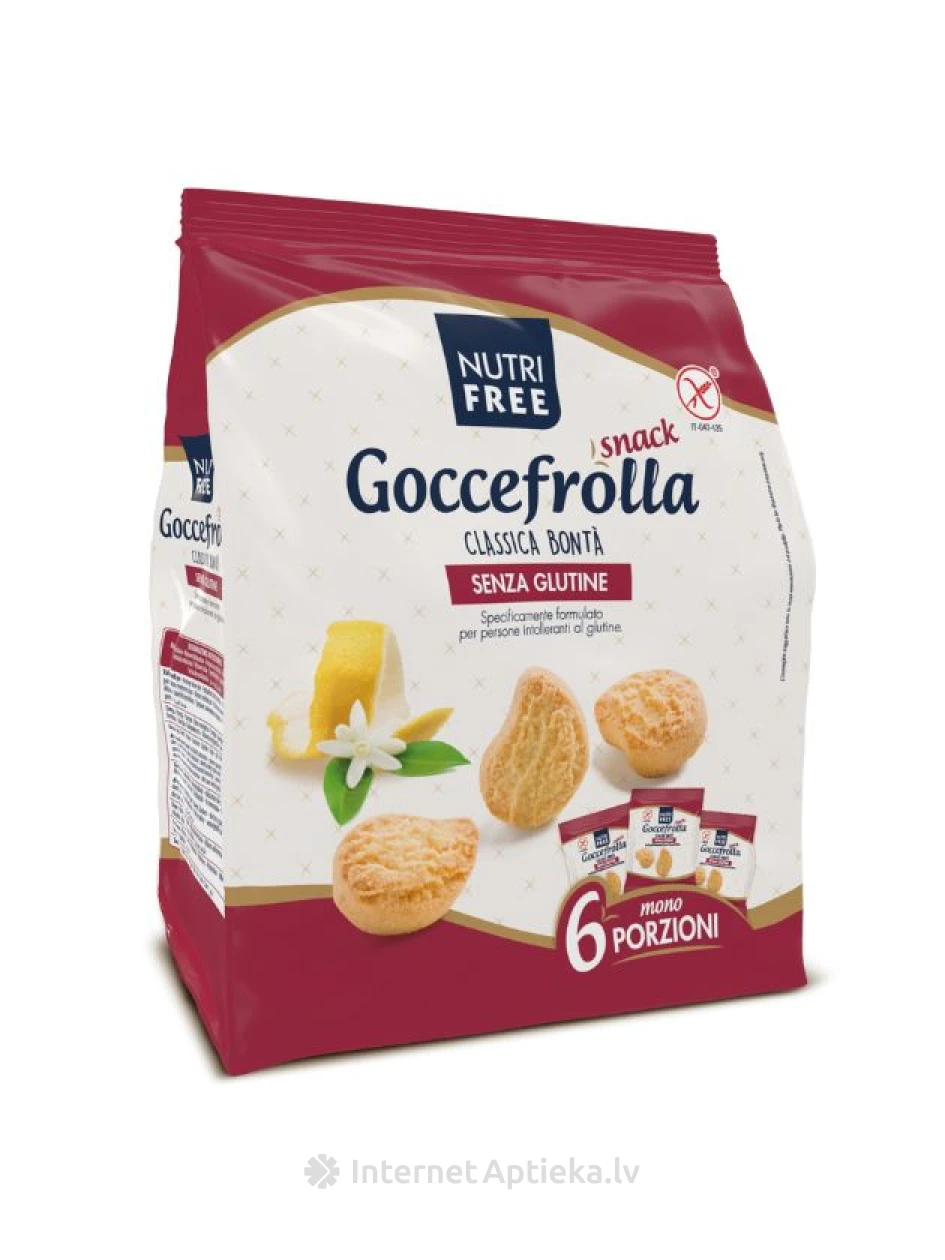 NUTRIFREE gluteenivaba liivatainast küpsiste portsjonid, 240 g | internetaptieka.lv
