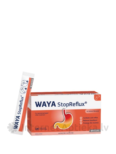 Waya StopReflux paciņas, 14 gb. | internetaptieka.lv