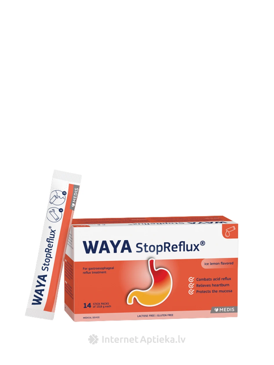 Waya StopReflux paciņas, 14 gb. | internetaptieka.lv