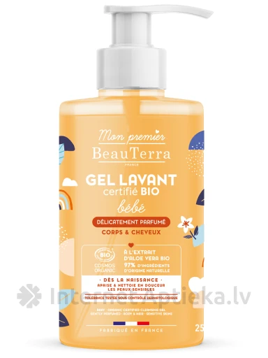 BeauTerra BIO dušas gels bērniem ar vieglu aromātu, 750 ml | internetaptieka.lv