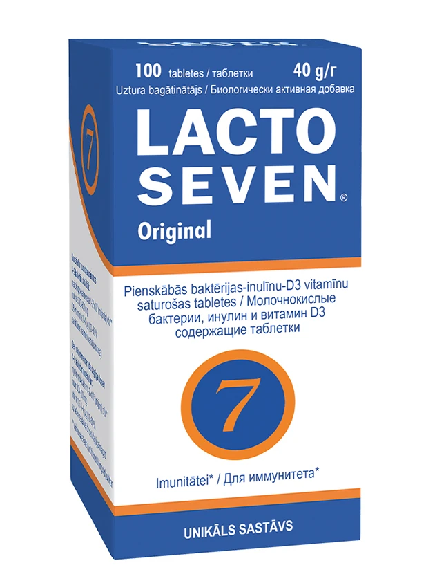 LACTO SEVEN Original tabletes, 100 gab