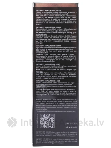 Institut Esthederm INTENSIF Hialuronskābes serums ar koncentrētu sastāvu, 30 ml | internetaptieka.lv