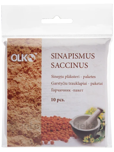 Olko sinepju plāksteri, 10 gb. | internetaptieka.lv