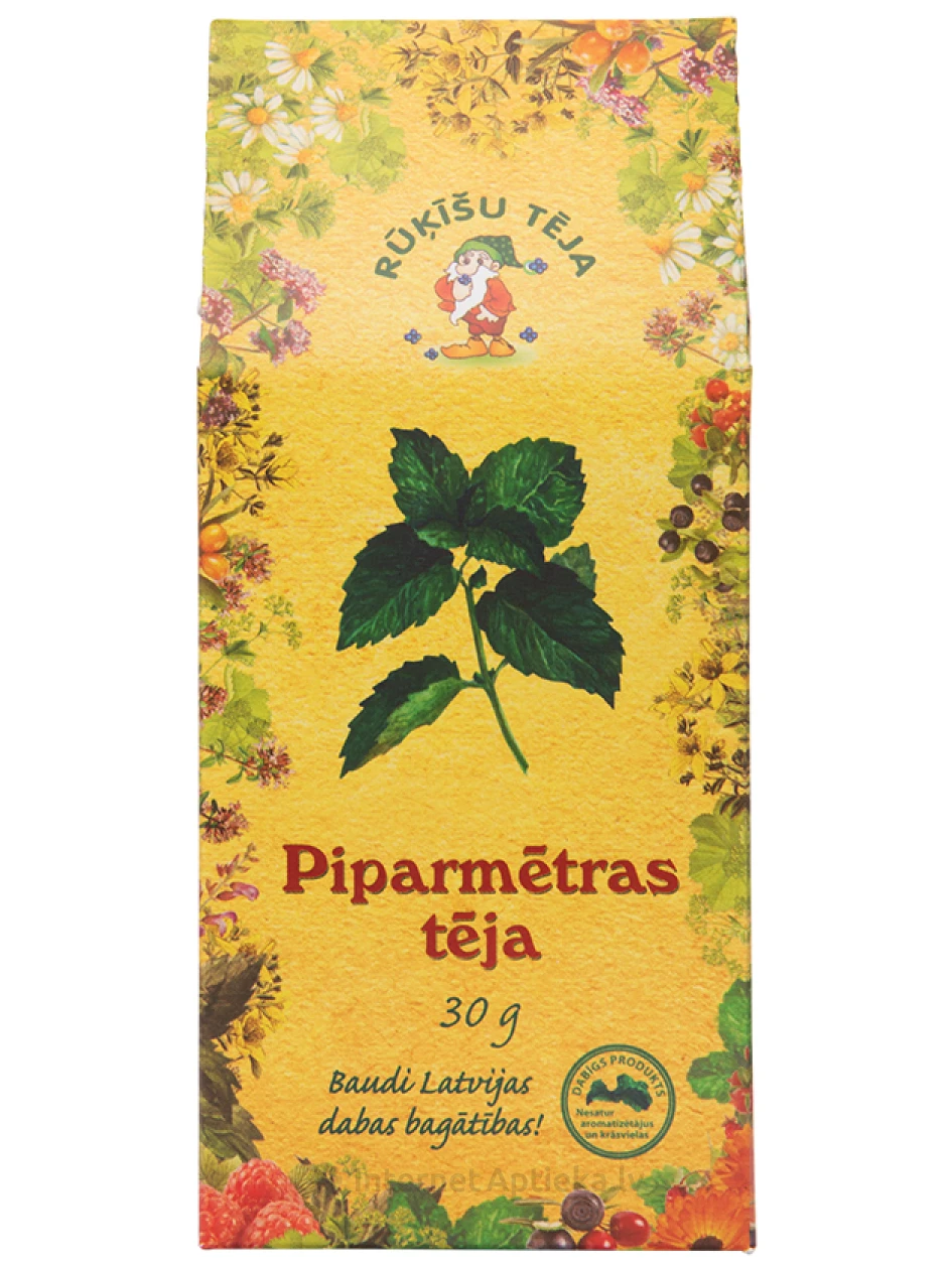 Rūķīšu Piparmētra tēja, 30 g | internetaptieka.lv