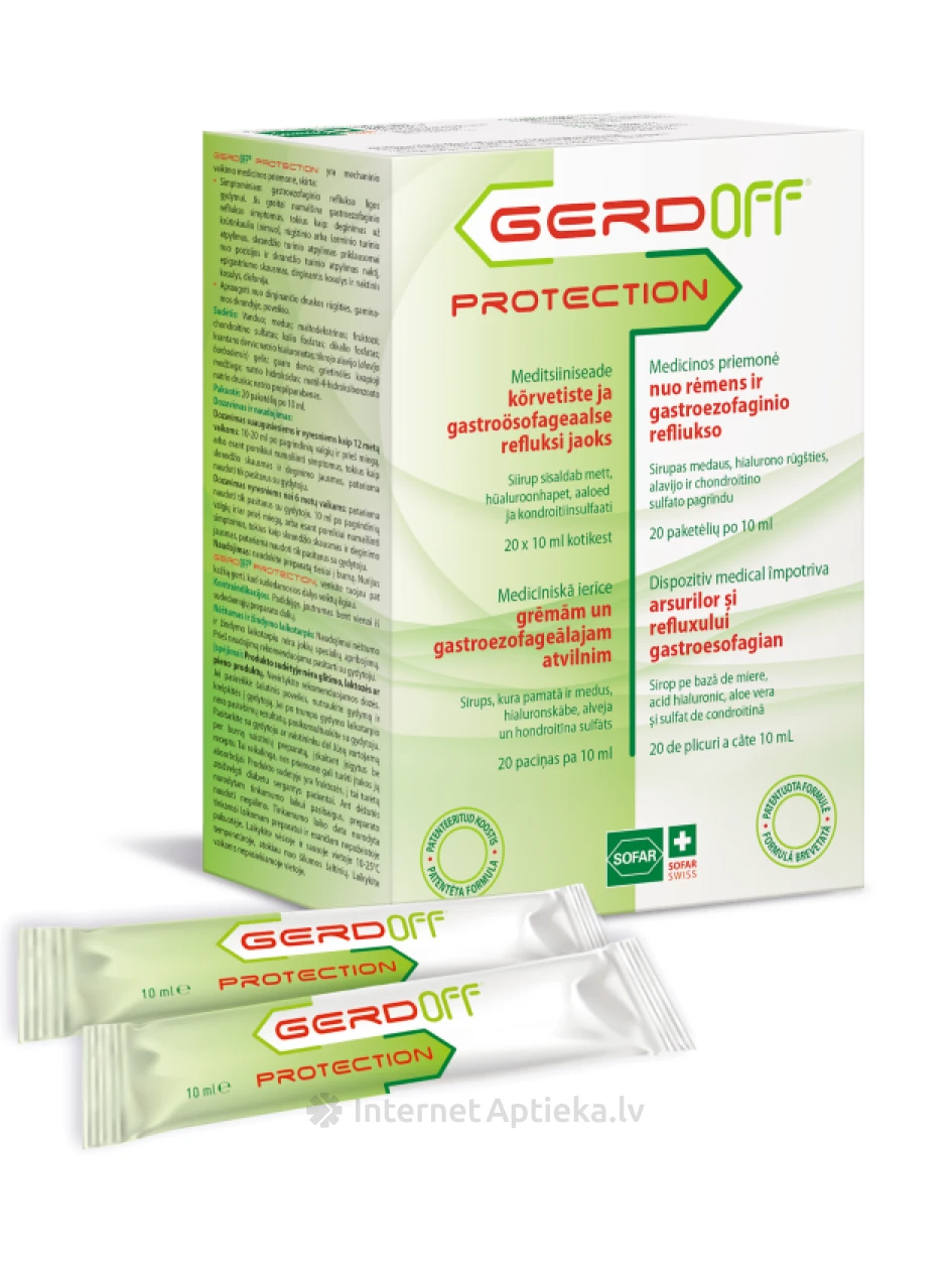 Gerdoff Protection 10 ml, 20 pakki | internetaptieka.lv