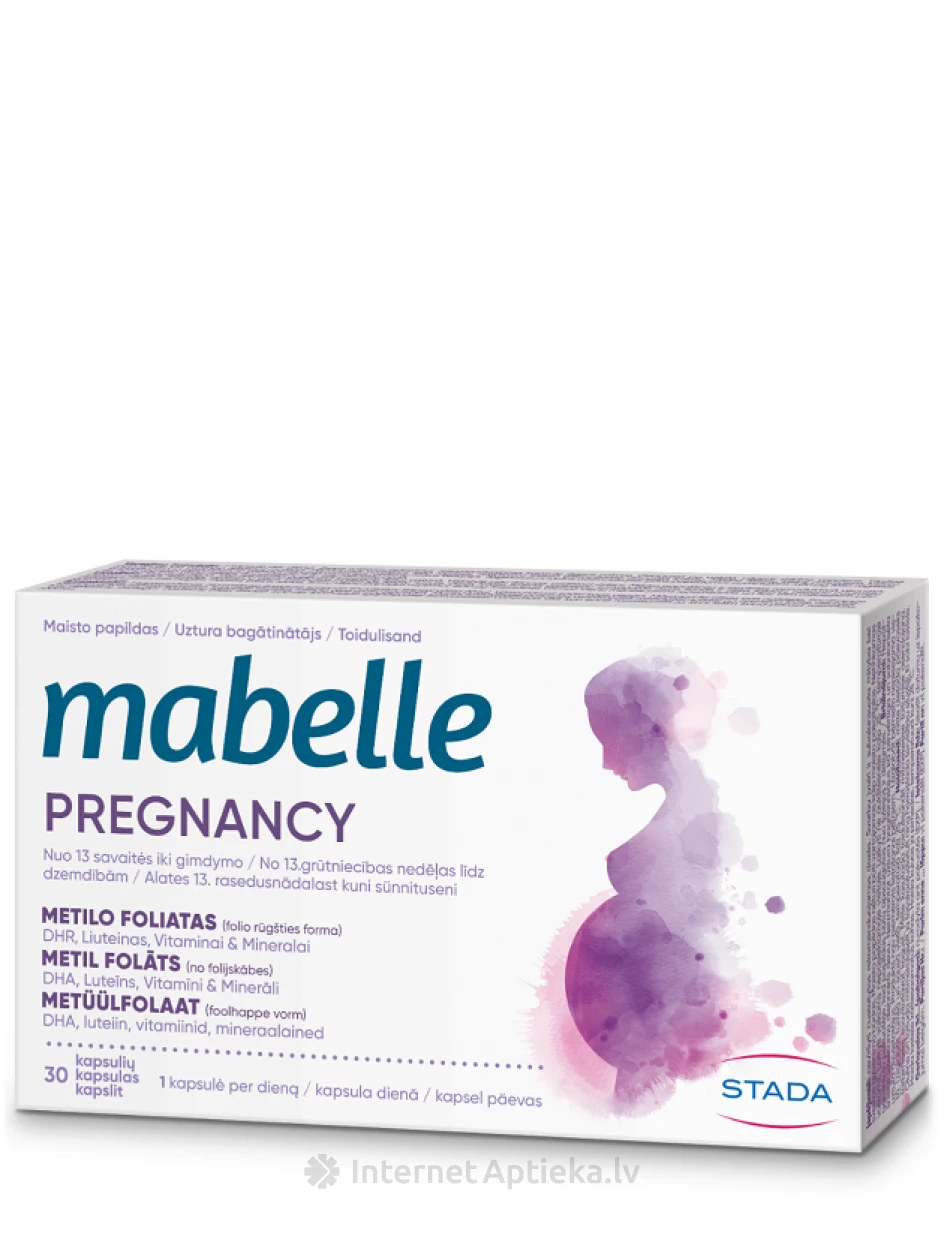 MABELLE Pregnancy, 30 kapslid | internetaptieka.lv