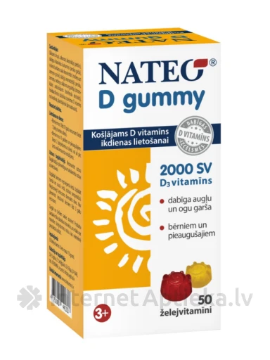 Nateo D gummy 2000 SV, 50 gb. | internetaptieka.lv