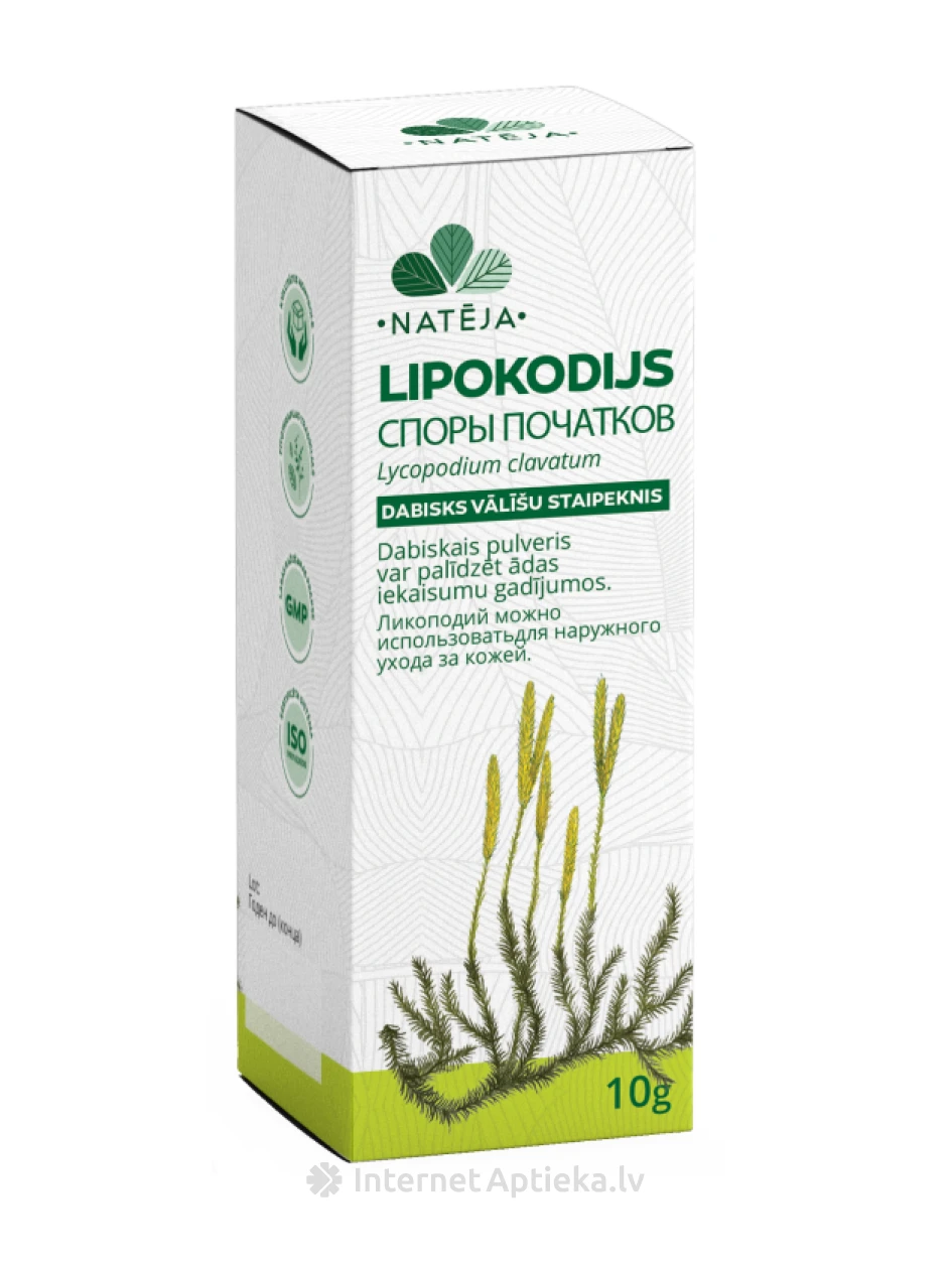 Natēja Likopodijs, 10 g | internetaptieka.lv