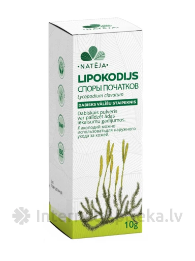 Natēja Likopodijs, 10 g | internetaptieka.lv