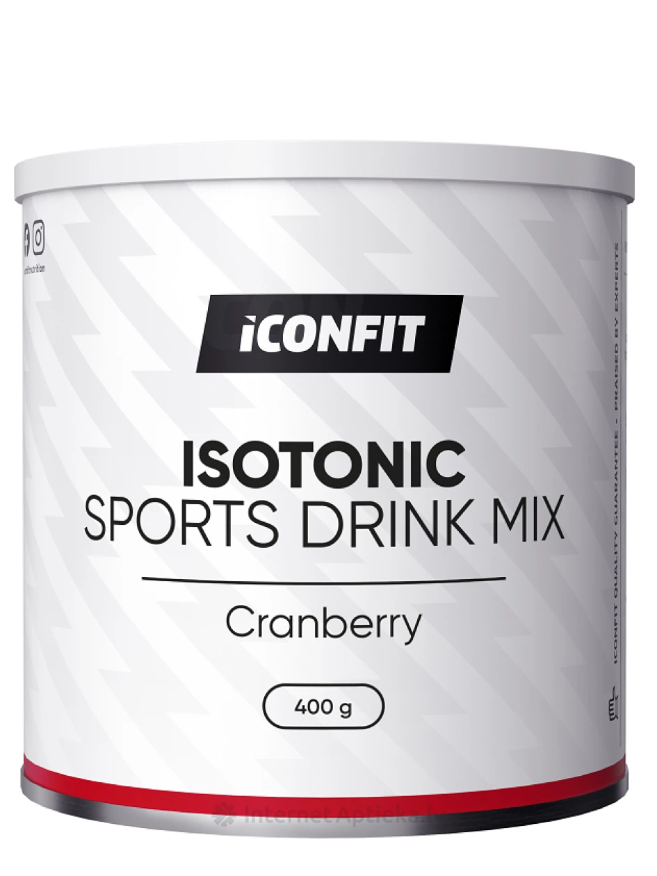 ICONFIT Isotonic Со вкусом клюквы, 400 г | internetaptieka.lv