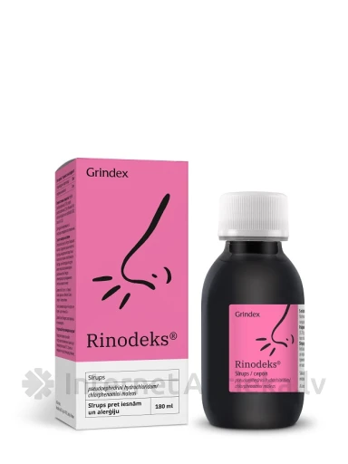 Rinodeksi siirup, 180 ml | internetaptieka.lv