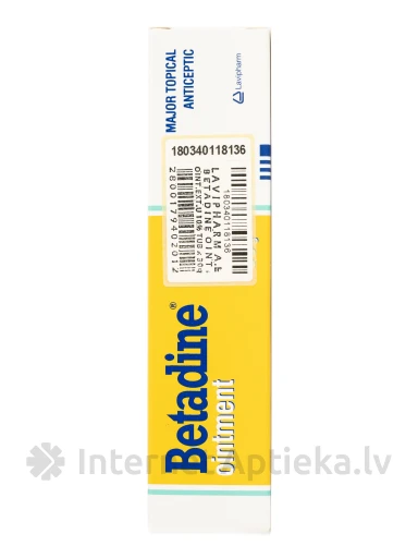 Betadine 10% salv, 30 g | internetaptieka.lv