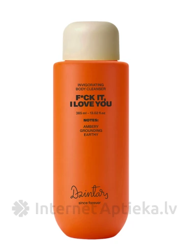 Dzintars Uzmundrinošs ķermeņa mazgāšanas līdzeklis F*CK IT, I LOVE YOU, 385 ml | internetaptieka.lv