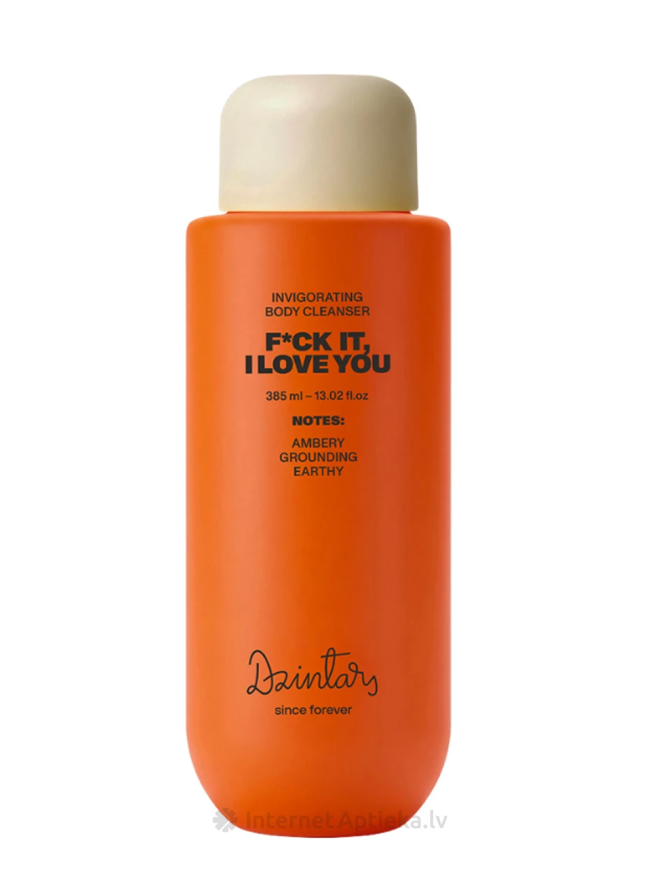 Dzintars Uzmundrinošs ķermeņa mazgāšanas līdzeklis F*CK IT, I LOVE YOU, 385 ml | internetaptieka.lv