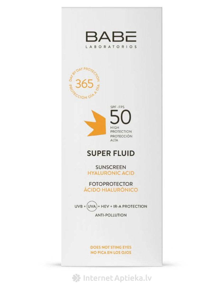 Babē SUN SPF50+ флюид, 50 мл | internetaptieka.lv