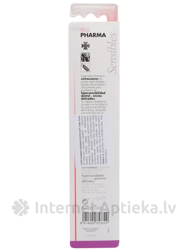 Зубная щетка Foramen Pharma - extra soft hypersensitivity, 1 шт. | internetaptieka.lv
