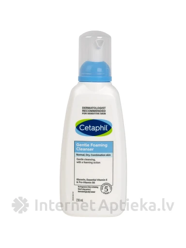 CETAPHIL Viegls putojošs tīrīšanas līdzeklis, 236 ml | internetaptieka.lv