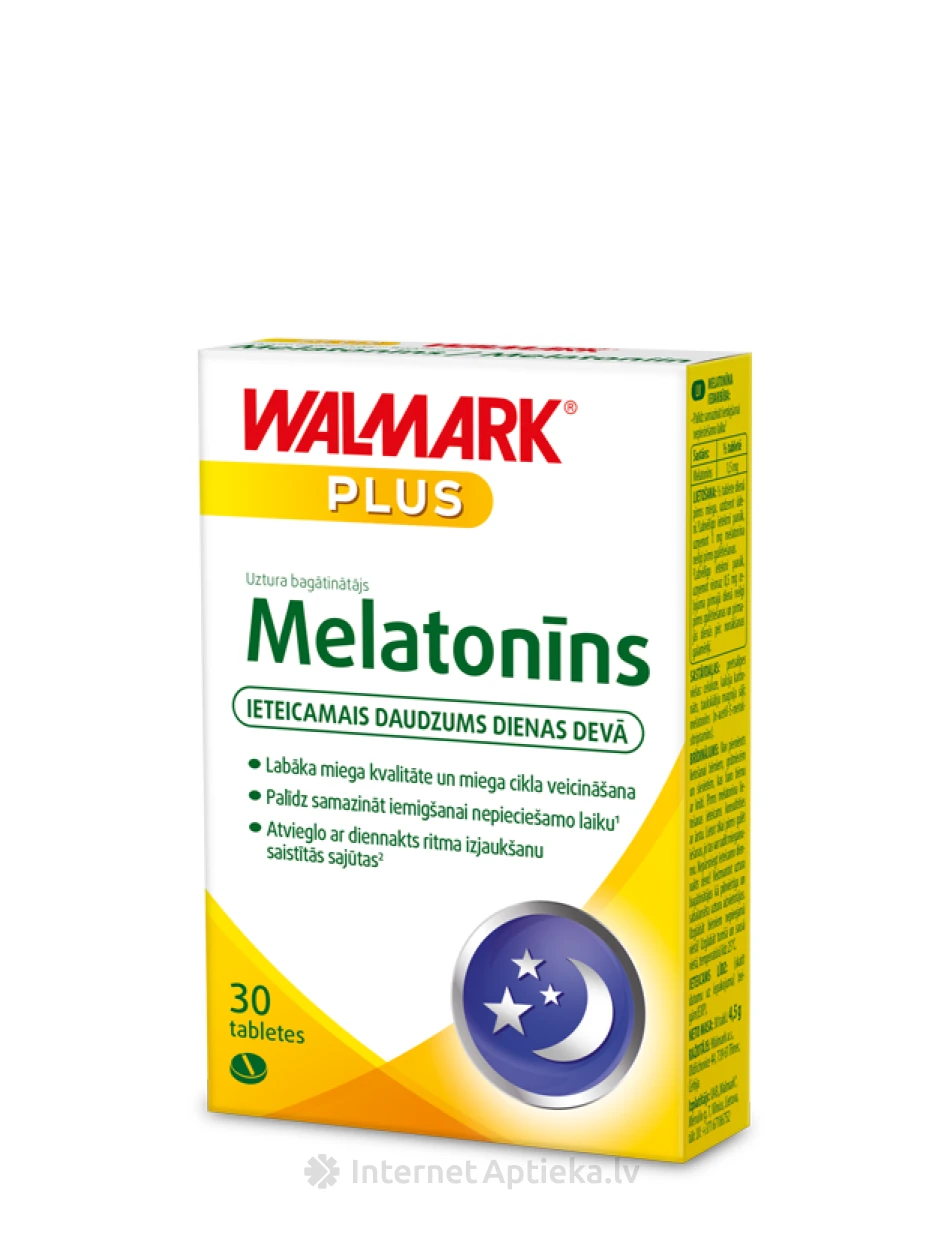 Walmark melatoniin, 30 tabletti | internetaptieka.lv