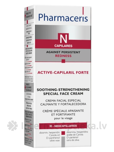 Pharmaceris N-Active Capilaril Forte sejas krēms, 30 ml | internetaptieka.lv