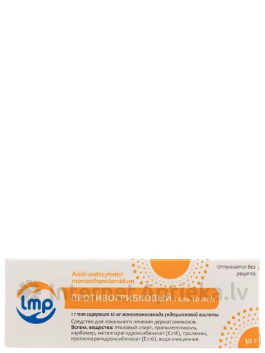 Pretsēnīšu gels 1%, 30 g | internetaptieka.lv