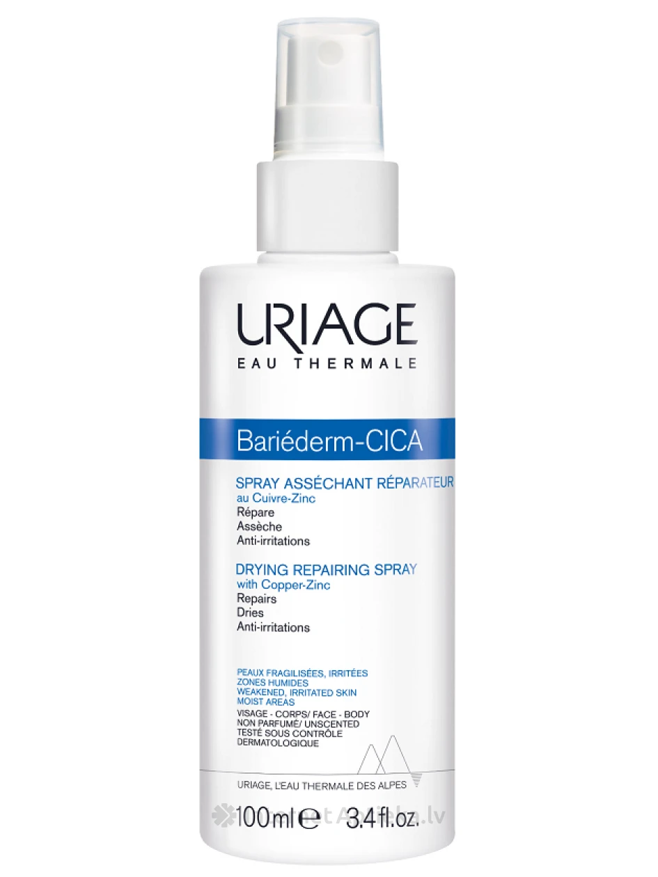 URIAGE Bariederm Cica sprejs ar Cu-Zn, 100 ml | internetaptieka.lv