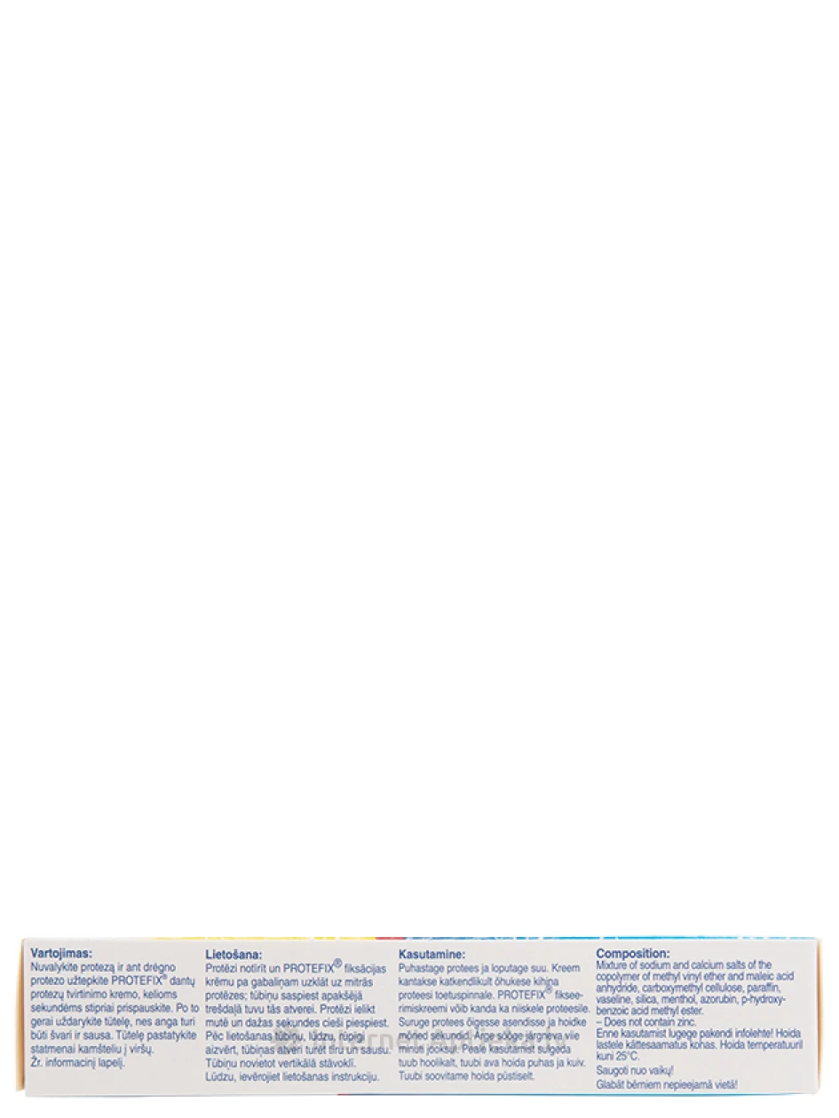 Protefix крем для фиксации зубных протезов, 40 мл | internetaptieka.lv