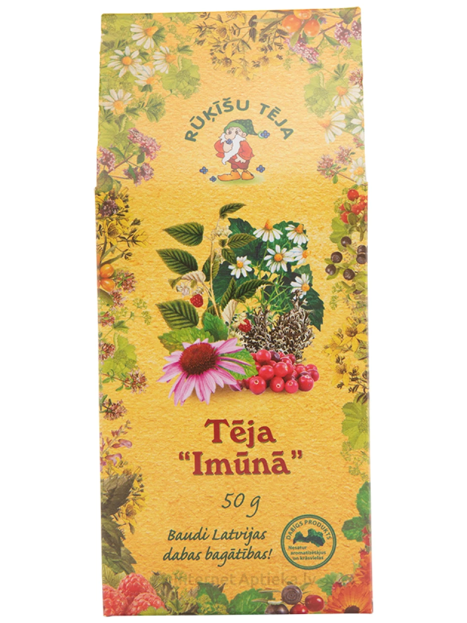 Чай Иммунитета Rūķīšu Tēja, 50 г | internetaptieka.lv