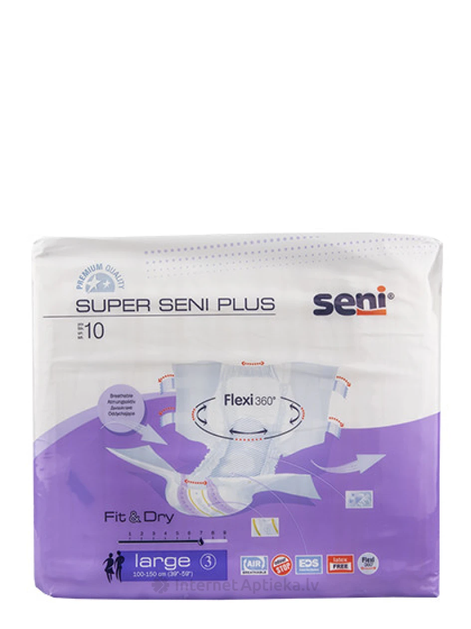 Seni Super Plus Large mähkmed, 10 tk. | internetaptieka.lv