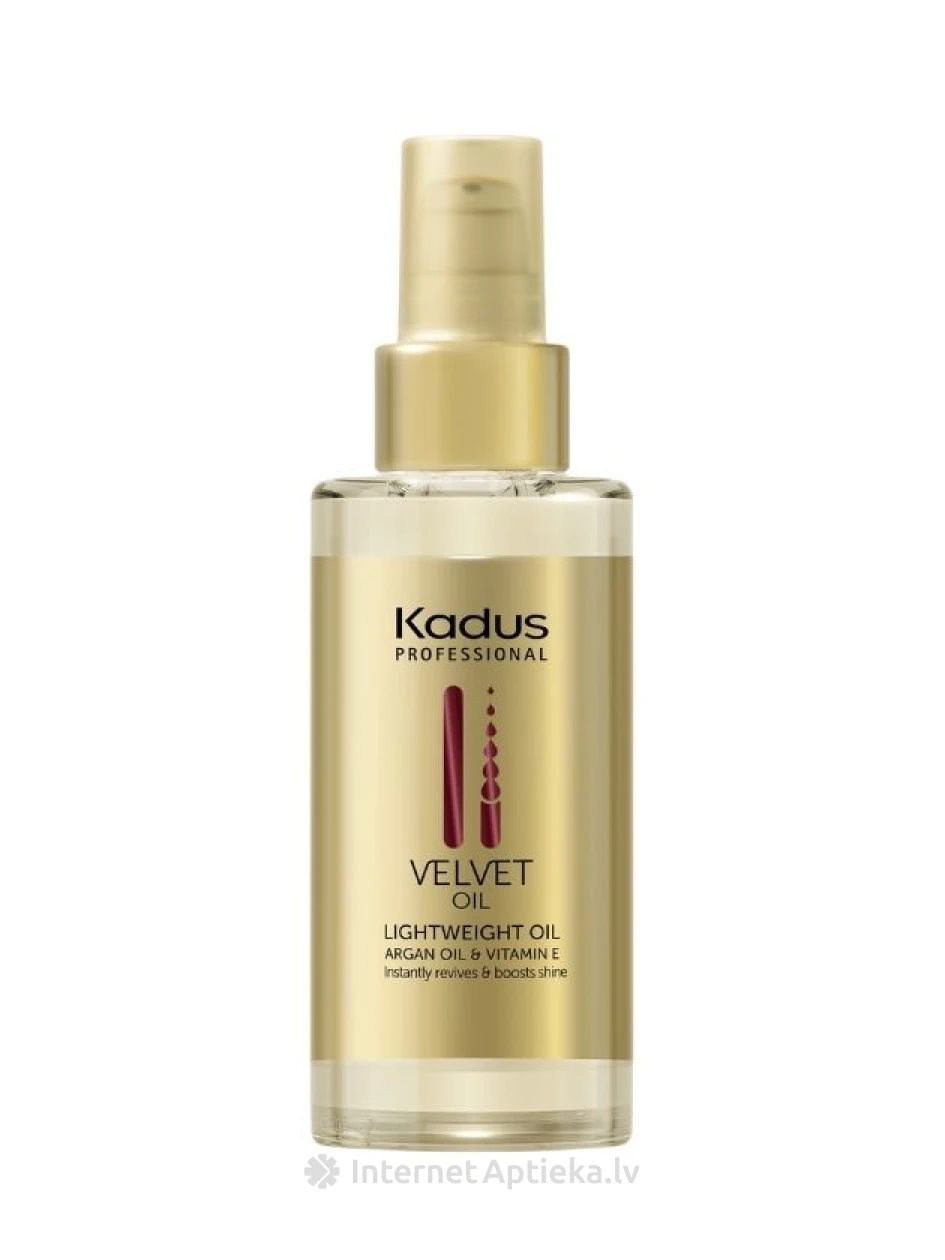 Kadus Professional VELVET OIL barojoša un mitrinoša matu eļļa, 100 ml | internetaptieka.lv