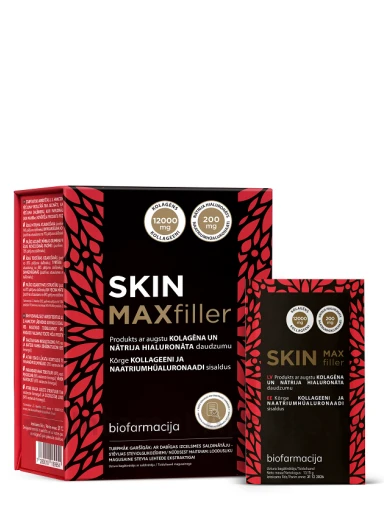 Biofarmācija SKIN MAXfiller pulveris, 28 paciņas | internetaptieka.lv