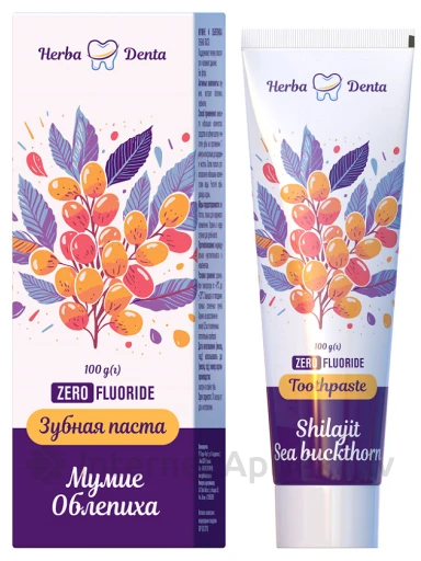 Golden Pharm Zobu pasta Mumijo/Smiltsērkšķis, 100 g | internetaptieka.lv