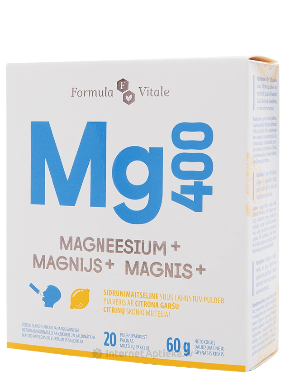 Formula Vitale Magnijs+, pulveris, 20 gb. | internetaptieka.lv