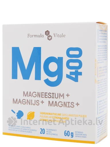 Formula Vitale Magnijs+, pulveris, 20 gb. | internetaptieka.lv