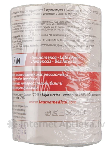 Lauma Medical эластичный бинт 12 см х 1.7 м, 1 шт. | internetaptieka.lv