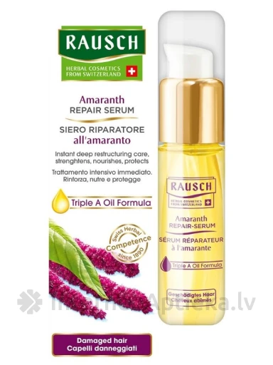 Rausch Amaranth Repair atjaunojošs matu serums, 30 ml | internetaptieka.lv