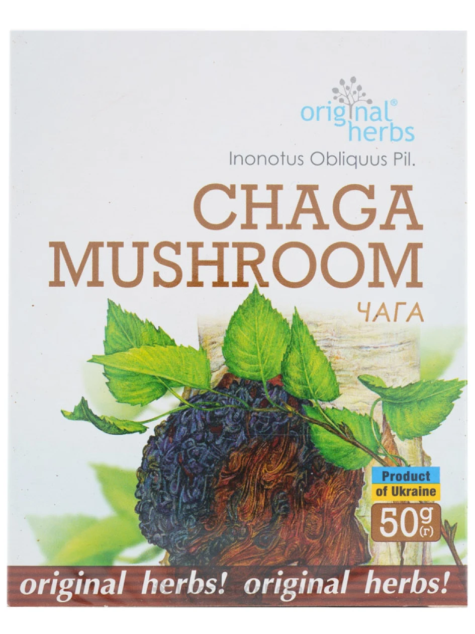 Original Herbs Травяной чай "Чага", 50 гр. | internetaptieka.lv