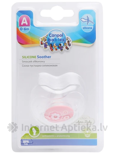 Canpol Newborn māneklis 0-6m, silikona, 1 gb. | internetaptieka.lv