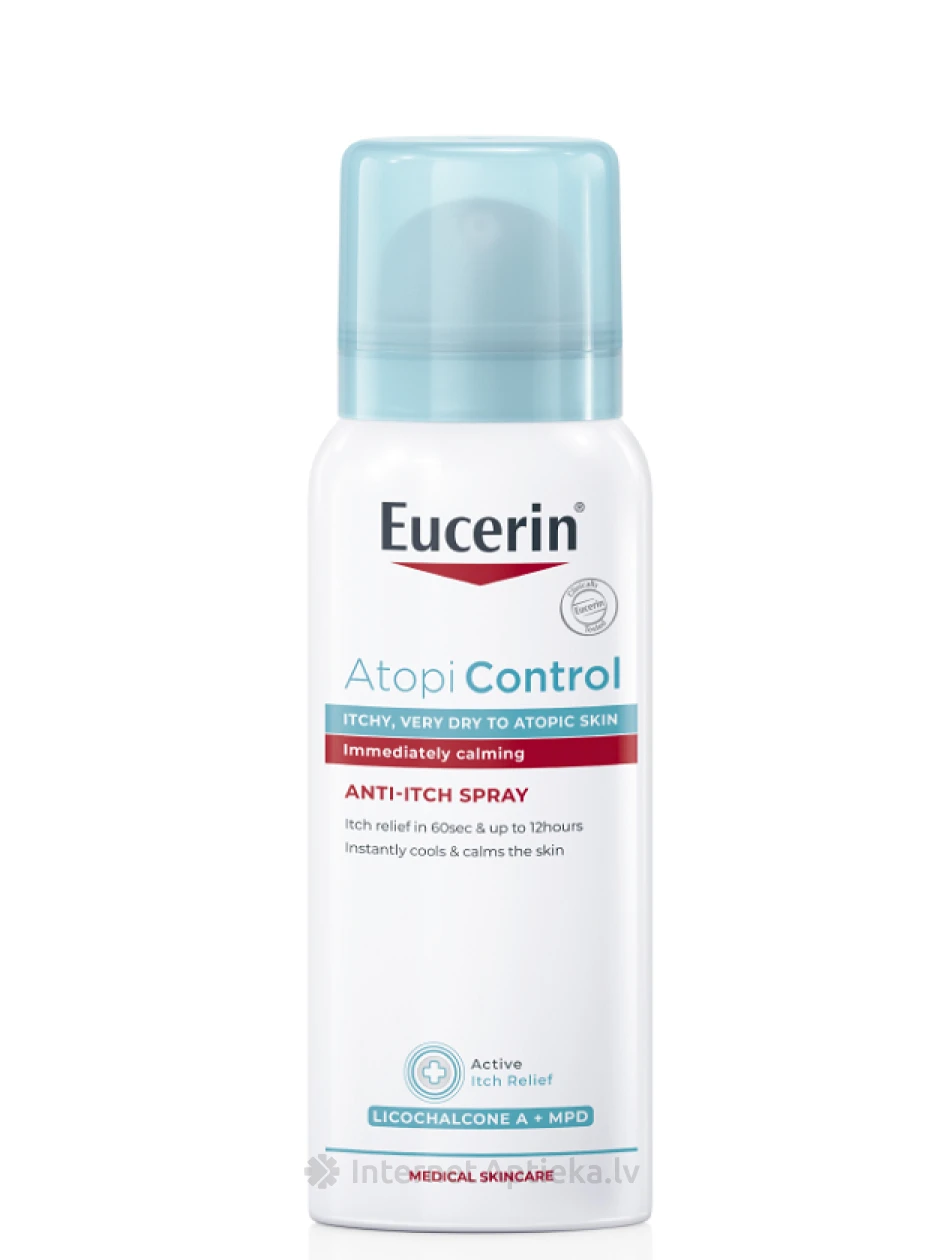 Eucerin AtopiControl аэрозоль от зуда, 50 мл | internetaptieka.lv