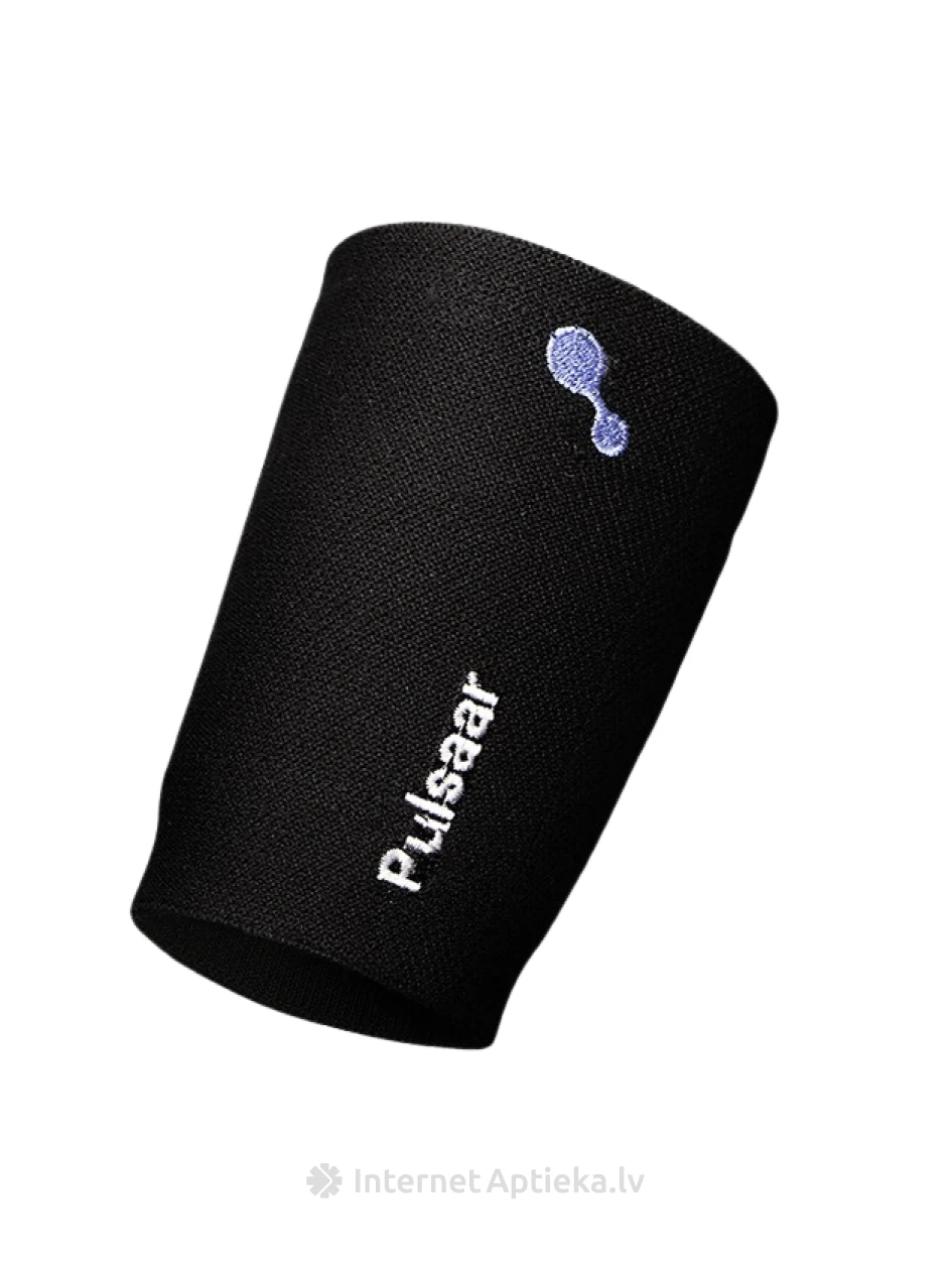 PULSAAR Бандаж на запястье из бамбукового угля и германия, черный - размер L | internetaptieka.lv