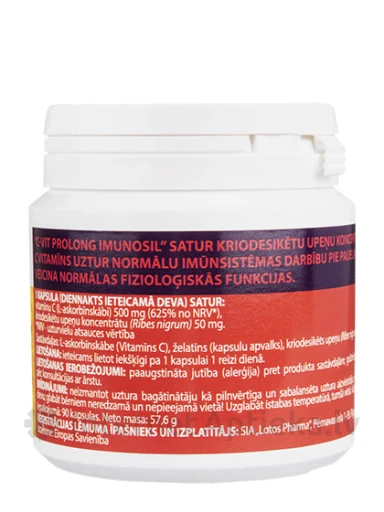 C-Vit Prolong Imunosil, 90 капсул | internetaptieka.lv
