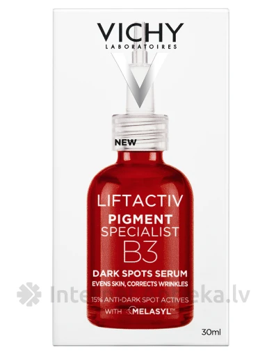 Vichy Liftactiv Pigment Specialist B3 Serums pret tumšajiem pigmentācijas plankumiem, 30 ml | internetaptieka.lv