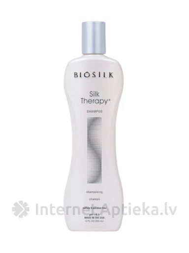 Biosilk Silk Therapy Shampoo Zīda terapijas šampūns, 355 ml | internetaptieka.lv