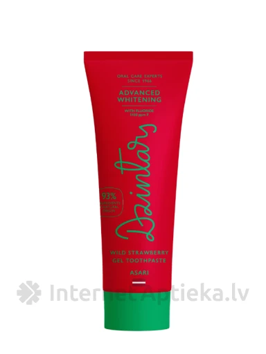 Dzintars Meža zemeņu gēla zobu pasta Asari, 75 ml | internetaptieka.lv