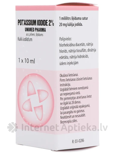 Капли Potassium Iodide, 10 мл | internetaptieka.lv