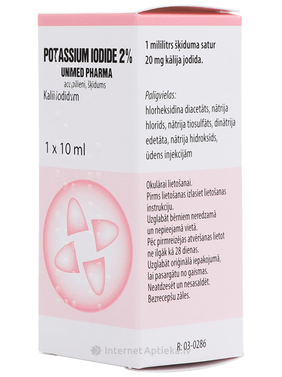 Potassium Iodide pilieni, 10 ml | internetaptieka.lv