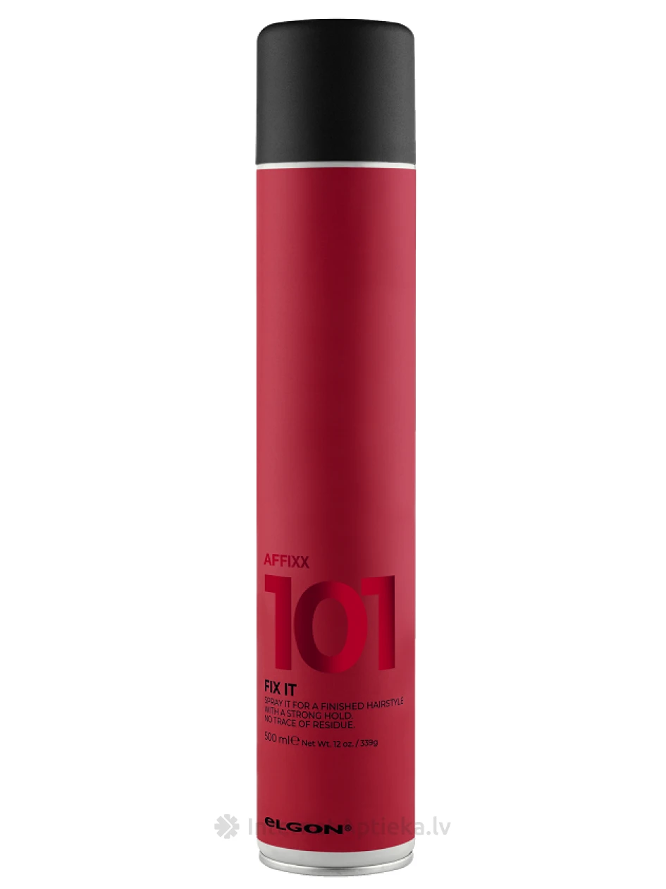 ELGON AFFIXX ļoti spēcīgas noturības matu laka 101 FIX IT, 500 ml | internetaptieka.lv