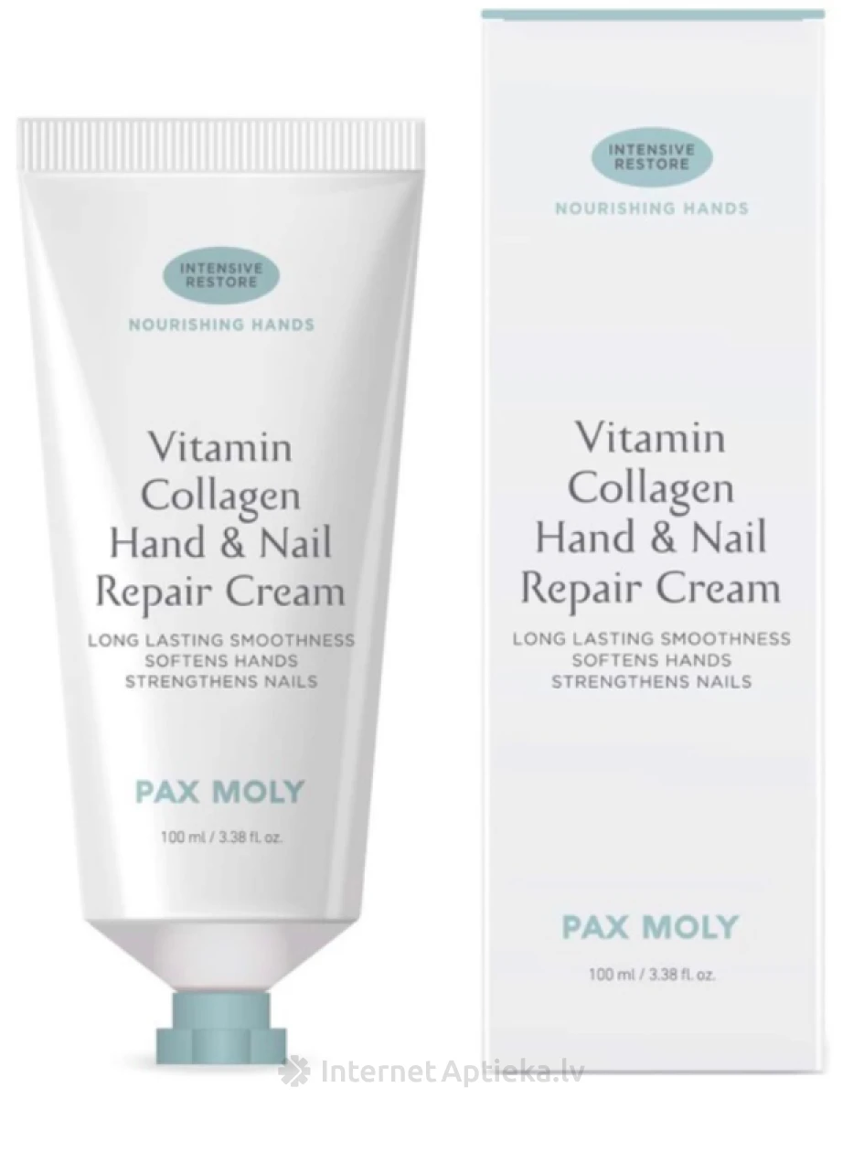 PAX MOLY käte ja küünte taastav kollageenikreem, 100 ml | internetaptieka.lv