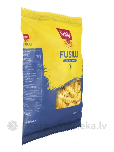 Schär Fusilli bezglutēna makaroni, 250 g | internetaptieka.lv